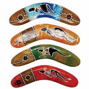 Hand Painted Animal 8 Inch Boomerang