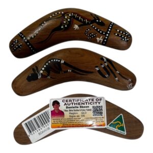 Hand Painted Animal / Weapon 6 Inch Boomerang