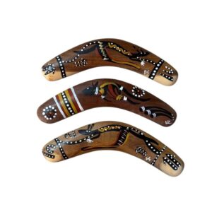 Hand Painted Animal / Weapon 8 Inch Boomerang
