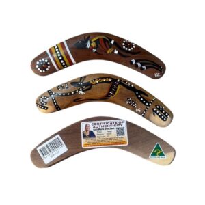 Hand Painted Animal / Weapon 8 Inch Boomerang