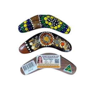 Hand Painted Dot 6 Inch Boomerang