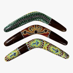 Australian Made Boomerang Loose Dot Detail