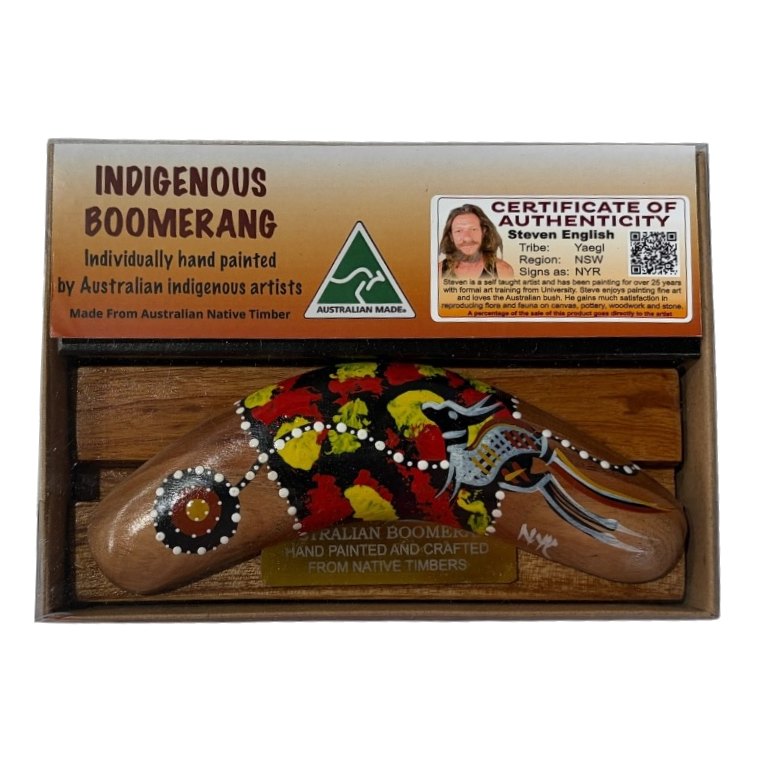 Boxed 6 Inch Detailed Animal Boomerang with Stand 4 Boxed 6 Inch Detailed Animal Boomerang with Stand - Image 2