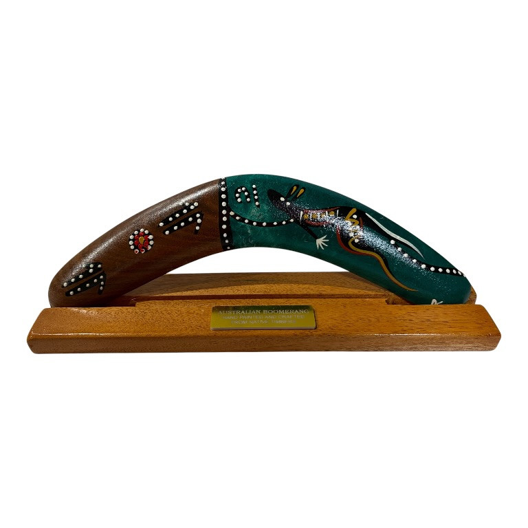 Boxed 12 Inch Detailed Animal Boomerang with Stand 9 Boxed 12 Inch Detailed Animal Boomerang with Stand - Image 7