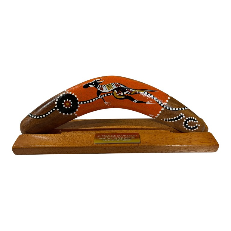 Boxed 12 Inch Detailed Animal Boomerang with Stand 6 Boxed 12 Inch Detailed Animal Boomerang with Stand - Image 4