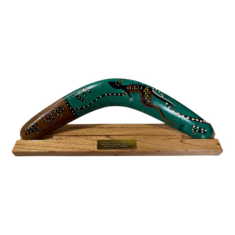 Boxed 14 Inch Detailed Animal Boomerang with Stand 9 Boxed 14 Inch Detailed Animal Boomerang with Stand - Image 7