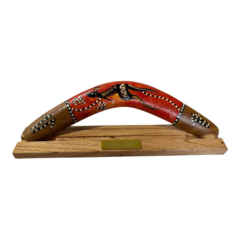 Boxed 14 Inch Detailed Animal Boomerang with Stand 8 Boxed 14 Inch Detailed Animal Boomerang with Stand - Image 6