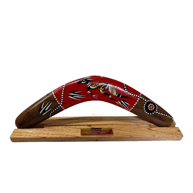 Boxed 14 Inch Detailed Animal Boomerang with Stand 7 Boxed 14 Inch Detailed Animal Boomerang with Stand - Image 5