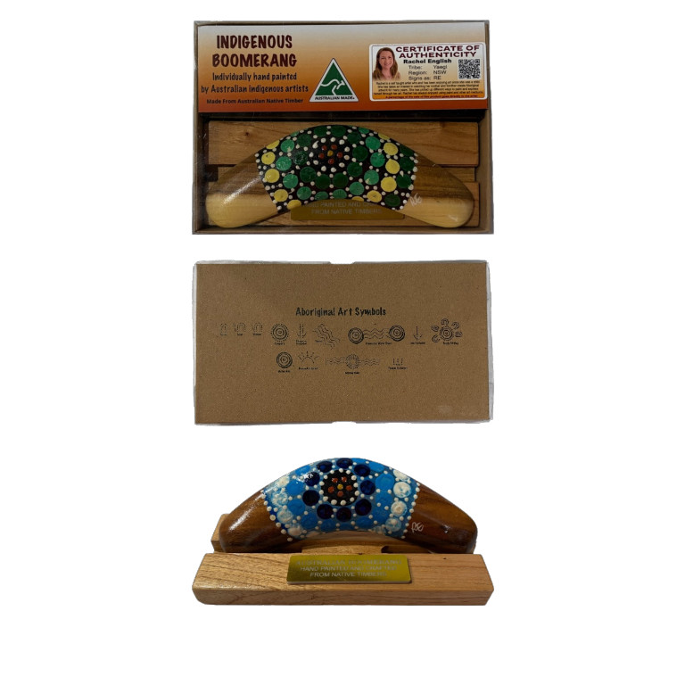 Boxed 6 Inch Dot Boomerang with Stand 9 Boxed 6 Inch Dot Boomerang with Stand - Image 7