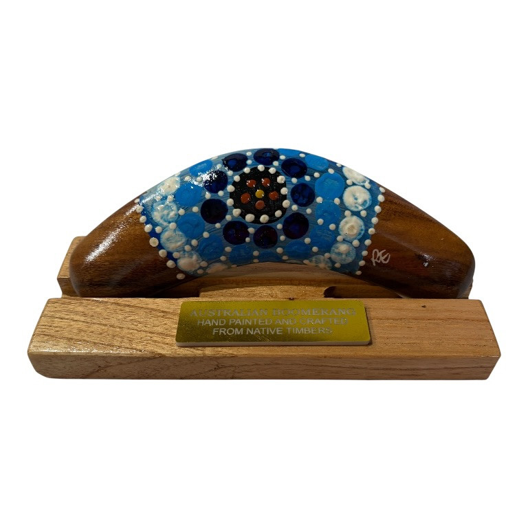 Boxed 6 Inch Dot Boomerang with Stand 6 Boxed 6 Inch Dot Boomerang with Stand - Image 4