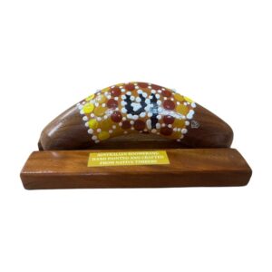 Boxed 6 Inch Dot Boomerang with Stand