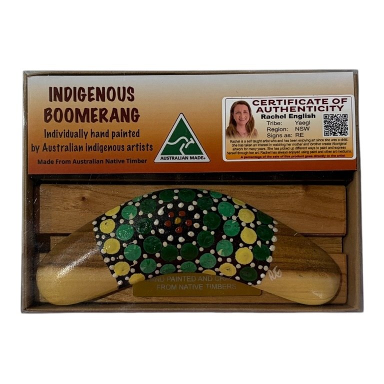 Boxed 6 Inch Dot Boomerang with Stand 4 Boxed 6 Inch Dot Boomerang with Stand - Image 2