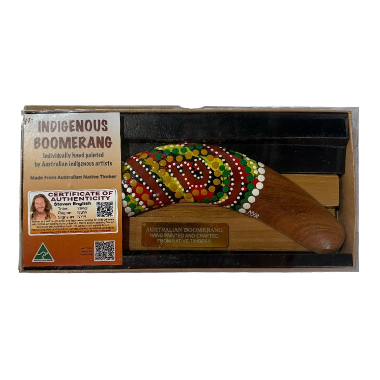 Boxed 10 Inch Dot Boomerang with Stand 4 Boxed 10 Inch Dot Boomerang with Stand - Image 2