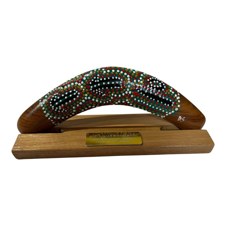 Boxed 10 Inch Dot Boomerang with Stand 8 Boxed 10 Inch Dot Boomerang with Stand - Image 6