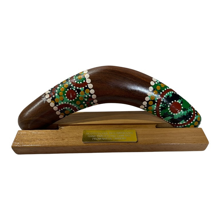 Boxed 10 Inch Dot Boomerang with Stand 9 Boxed 10 Inch Dot Boomerang with Stand - Image 7