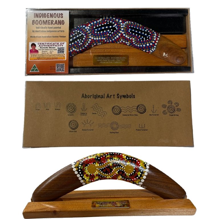Boxed 12 Inch Dot Boomerang with Stand 10 Boxed 12 Inch Dot Boomerang with Stand - Image 8