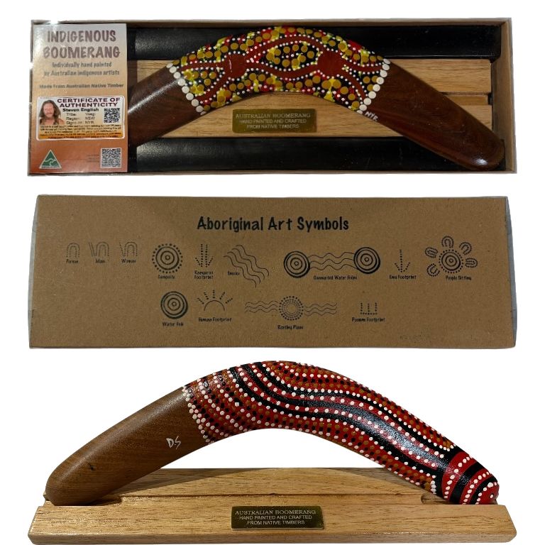 Boxed 14 Inch Dot Boomerang with Stand 9 Boxed 14 Inch Dot Boomerang with Stand - Image 7