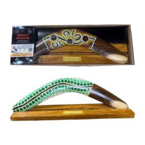 Australian Made Boomerangs Boxed Dot Detail