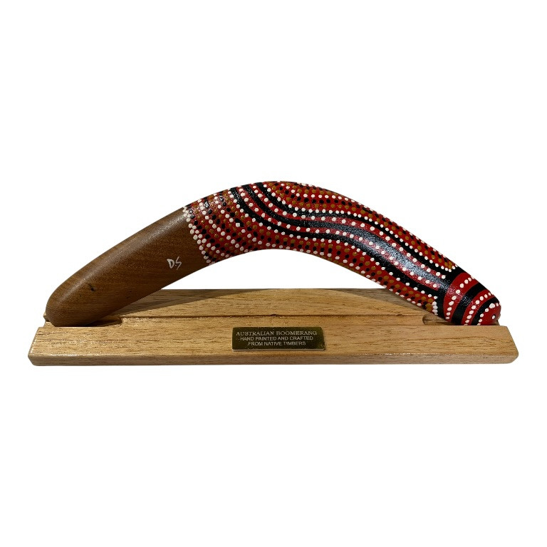 Boxed 14 Inch Dot Boomerang with Stand 5 Boxed 14 Inch Dot Boomerang with Stand - Image 3