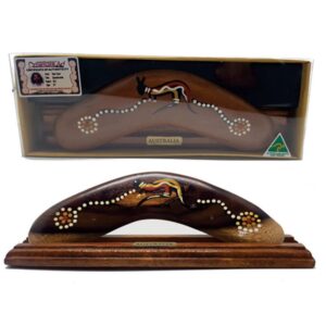 Boxed 8 Inch Traditional Boomerang with Stand