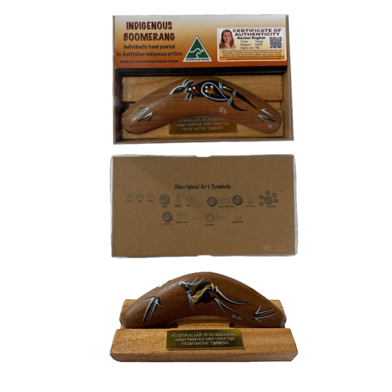 Boxed 6 Inch Traditional Boomerang with Stand 9 Boxed 6 Inch Traditional Boomerang with Stand - Image 7