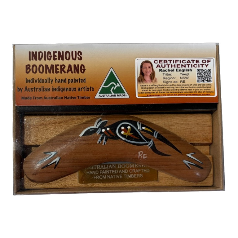 Boxed 6 Inch Traditional Boomerang with Stand 10 Boxed 6 Inch Traditional Boomerang with Stand - Image 8