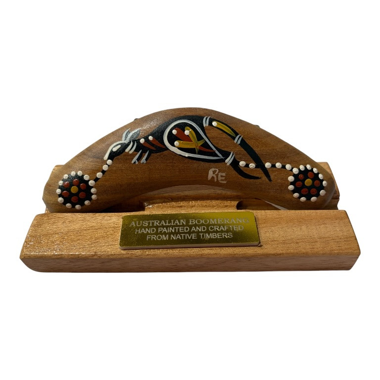 Boxed 6 Inch Traditional Boomerang with Stand 7 Boxed 6 Inch Traditional Boomerang with Stand - Image 5