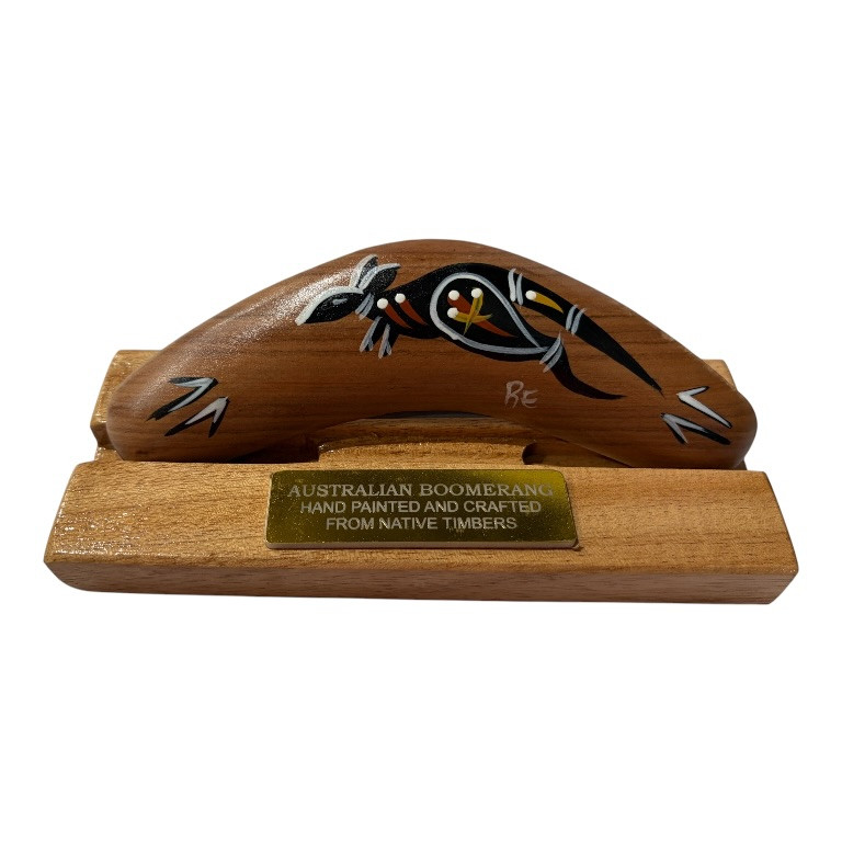 Boxed 6 Inch Traditional Boomerang with Stand 6 Boxed 6 Inch Traditional Boomerang with Stand - Image 4