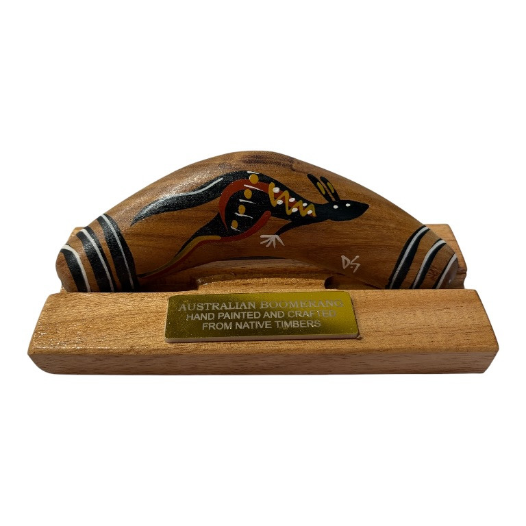 Boxed 6 Inch Traditional Boomerang with Stand 5 Boxed 6 Inch Traditional Boomerang with Stand - Image 3