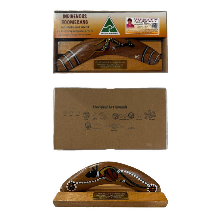 Boxed 8 Inch Traditional Boomerang with Stand 10 Boxed 8 Inch Traditional Boomerang with Stand - Image 8