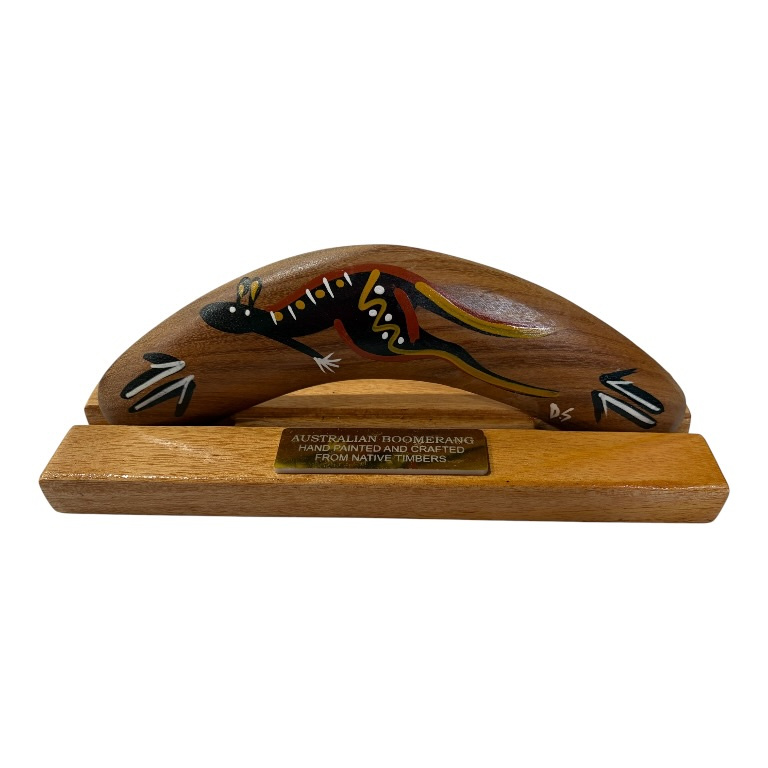 Boxed 8 Inch Traditional Boomerang with Stand 8 Boxed 8 Inch Traditional Boomerang with Stand - Image 6