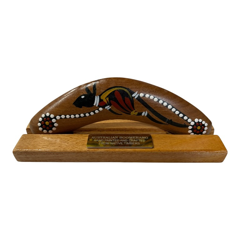 Boxed 8 Inch Traditional Boomerang with Stand 7 Boxed 8 Inch Traditional Boomerang with Stand - Image 5