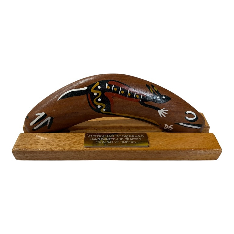 Boxed 8 Inch Traditional Boomerang with Stand 6 Boxed 8 Inch Traditional Boomerang with Stand - Image 4