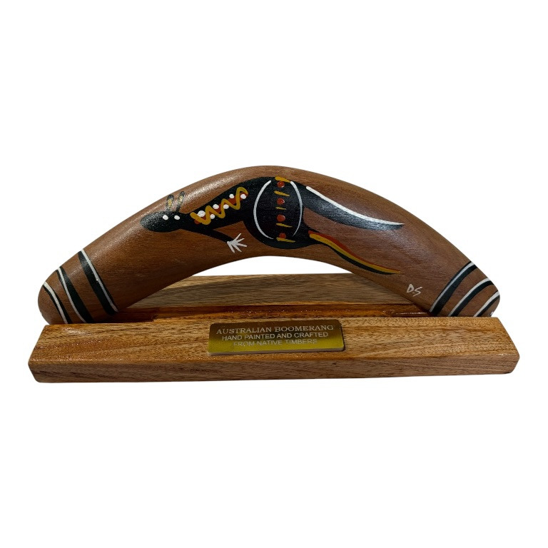 Boxed 10 Inch Traditional Boomerang with Stand 6 Boxed 10 Inch Traditional Boomerang with Stand - Image 4