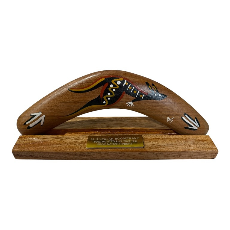 Boxed 10 Inch Traditional Boomerang with Stand 8 Boxed 10 Inch Traditional Boomerang with Stand - Image 6