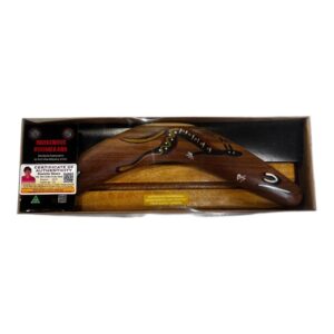 Boxed 14 Inch Traditional Boomerang with Stand