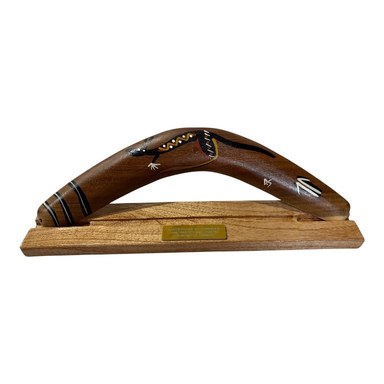 Boxed 14 Inch Traditional Boomerang with Stand 5 Boxed 14 Inch Traditional Boomerang with Stand - Image 3