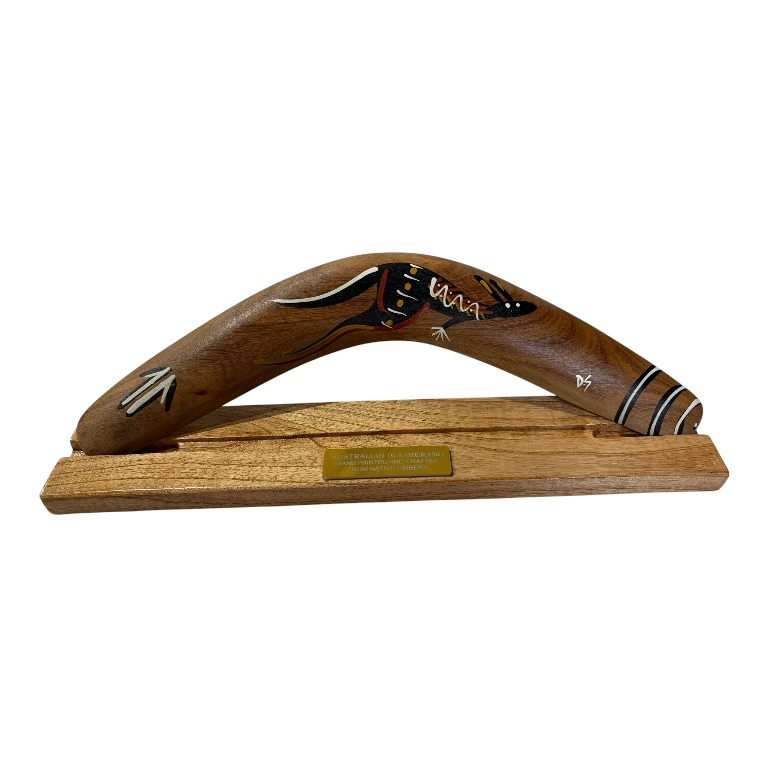 Boxed 14 Inch Traditional Boomerang with Stand 6 Boxed 14 Inch Traditional Boomerang with Stand - Image 4