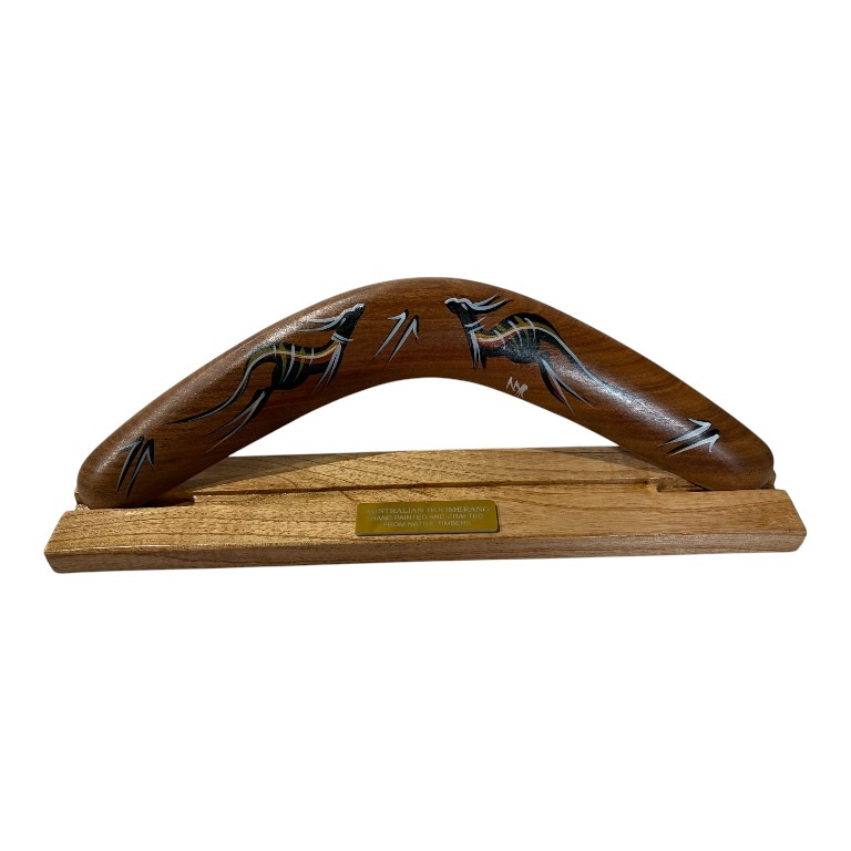 Boxed 14 Inch Traditional Boomerang with Stand 8 Boxed 14 Inch Traditional Boomerang with Stand - Image 6