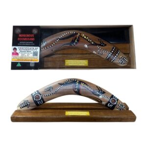 Australian Made Boomerangs Boxed Traditional Animal Weapon
