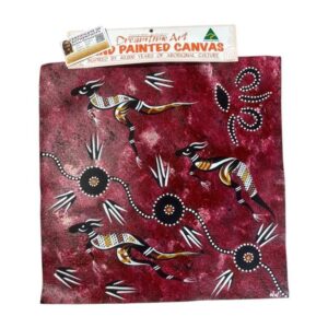 Hand Painted Canvas 35x35cm Loose