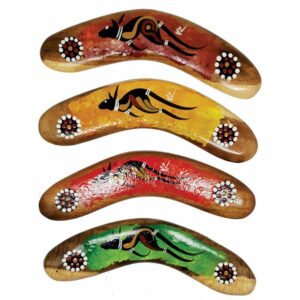 Hand Painted Animal 8 Inch Boomerang