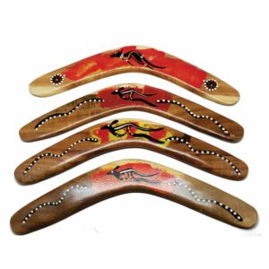 Hand Painted Animal 16 Inch Boomerang