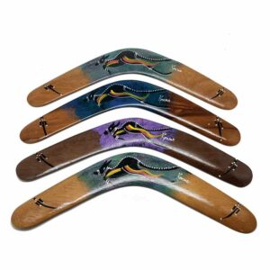 Hand Painted Animal 18 Inch Boomerang