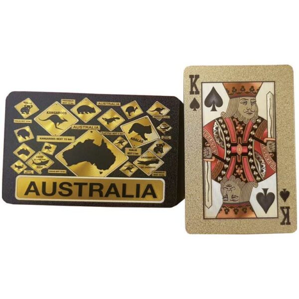 MO PLC 01 Playing Card Gold Roadsign