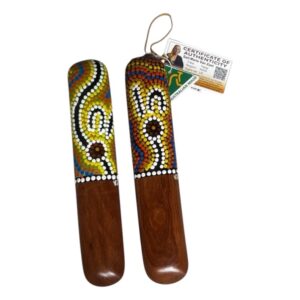 Music Sticks Handpainted Dot Artwork