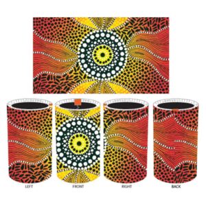 Mirii Dreamtime Collection Stubbie Cooler S1 Fire