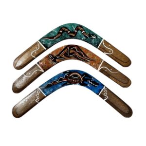 14 Inch Hand Painted Timber Returner