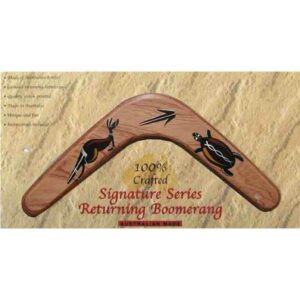 14 Inch Traditional Timber Boomerang Carded