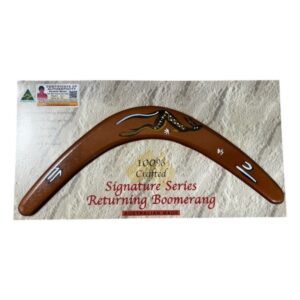 18 Inch Traditional Timber Boomerang Carded